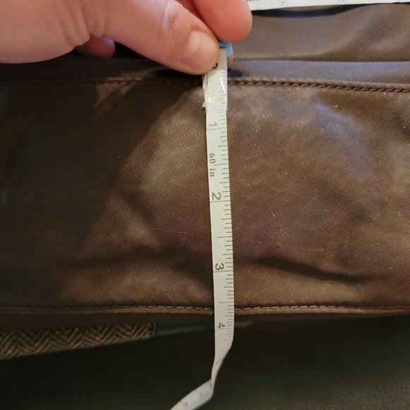 Dooney and Bourke Brown Nylon Zip Purse - Picture 11 of 12